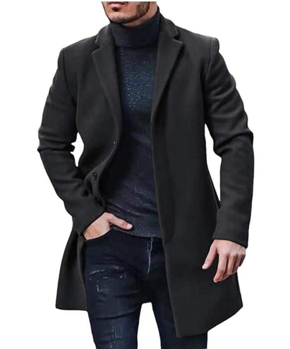 Casaco Sobretudo Masculino Longo