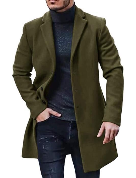Casaco Sobretudo Masculino Longo