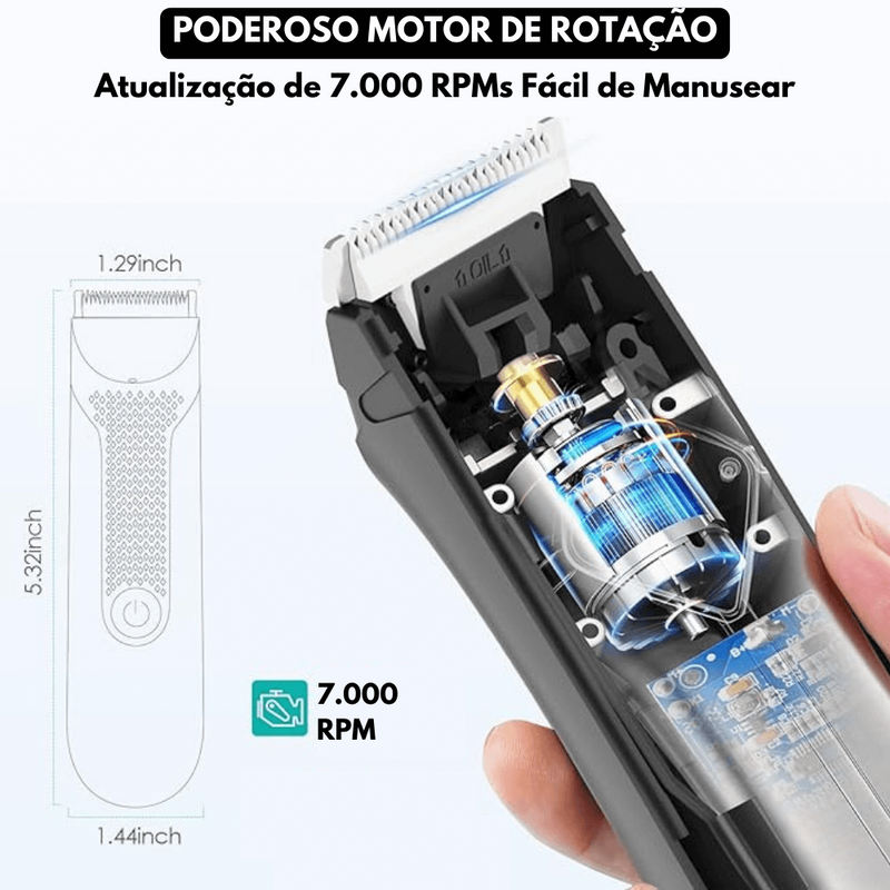 Maquina Zentoro Plus™ + 4 Cuecas Premium Respiráveis de Brinde