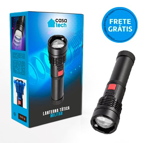 Lanterna Tática Militar Adventure à Prova d'Água